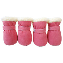 Hiver chaud chaussures pour animaux de compagnie 4-Rose L