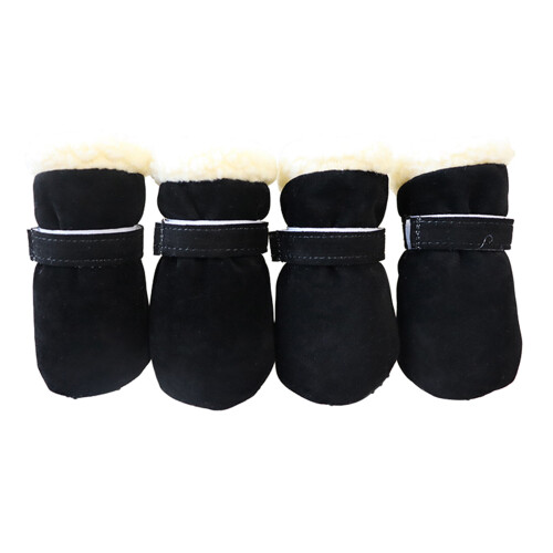 Chaussures antidérapantes pour chiots, chaussons-Noir S
