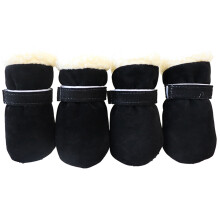 Chaussures d'hiver épaisses et chaudes pour chiens,-Noir XL