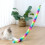 Teaser pour chats avec cloche, bande en peluche interactive, 4