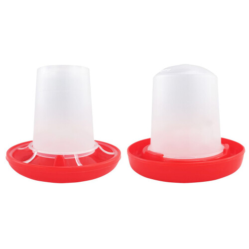 Chick Feeder Waterer Kit Durable Plastic-    Feed tube 1