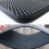 Cats Litter Mat Double Layer Washable Trapping Mat-Black S 6