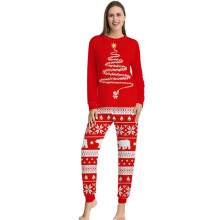 Weihnachts-Eltern-Kind-Pyjama-Set für Kind, Vater,-Rote Mama XL