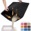 Cats Litter Mat Double Layer Washable Trapping Mat-Black S 3
