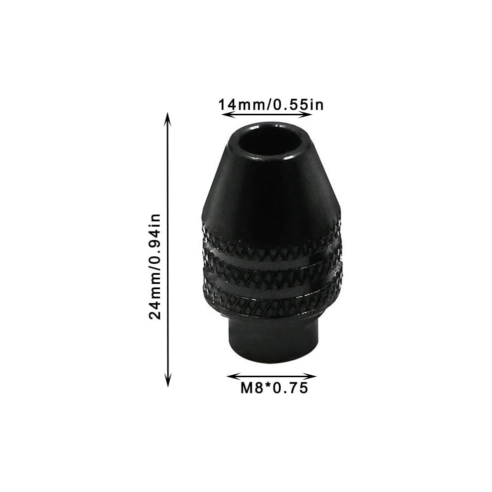 Keyless Chuck For Rotary Tools, Multi Quick Change 3-Jaw Chuck With Tool-Free Accessory Changes, All-Metal Quick Change Chuck For Easy Accessory 9169997137272