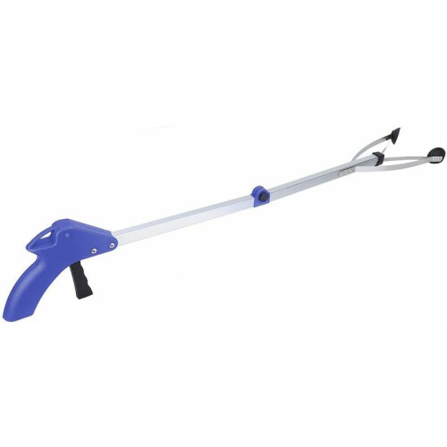 Suction Cups for Precise Work Grabber, Rubber Cup Grippers with Adjustable Reach, Mobility Aid Pick Up Tool, Ergonomic Trigger Handle, Foldable 1
