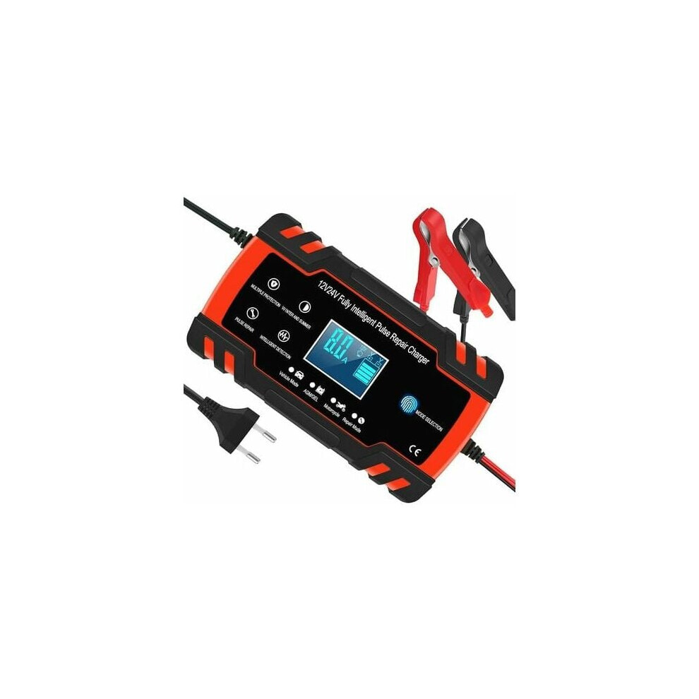 Exquisite Design Car Battery Charger, Agm Car Battery Charger Maintainer 12V-8A With Multiple Protection For Cars Motorcycles Trucks Lawn Mowers Boats 9173940279650