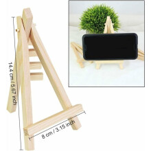 Schattige mini-schildersezel, houten schildersezel: toon je miniatuurcreaties op tafels tijdens bruiloften, verjaardagen, feesten, diners en Kerstmis