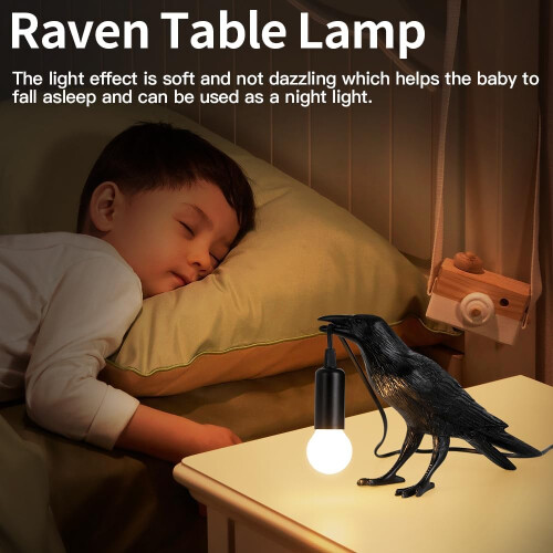 Seletti Black Table Lamp, LED Bulbs Included For Instant Illumination, Enhanced Packaging Protects During Transportation 2