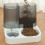 Automatic Pet Automatic Feeder and Waterer Food Container-Blue 7