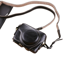 Sony DSC-RX100 Mark III, Mark IV Synthetic Leather Case, Retro Detachable Design Offers Precision Fit Coverage, Convenient Ever Ready For Spontaneous