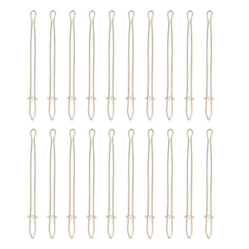 20 Metal Drawstring Threaders Elastic Rope Tool for Sewing and DIY Crafts 2