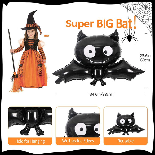 Spooktacular Celebration, Κιτ Αψίδας για Γιρλάντα από Μπαλόνια με Μπαλόνια Κομφετί, Λάτεξ 2