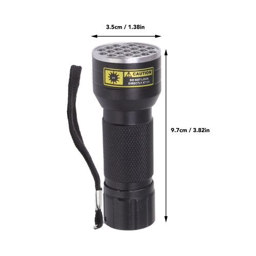 21LED UV Blacklight Flashlight 395nm for Pets Stain Detection 1