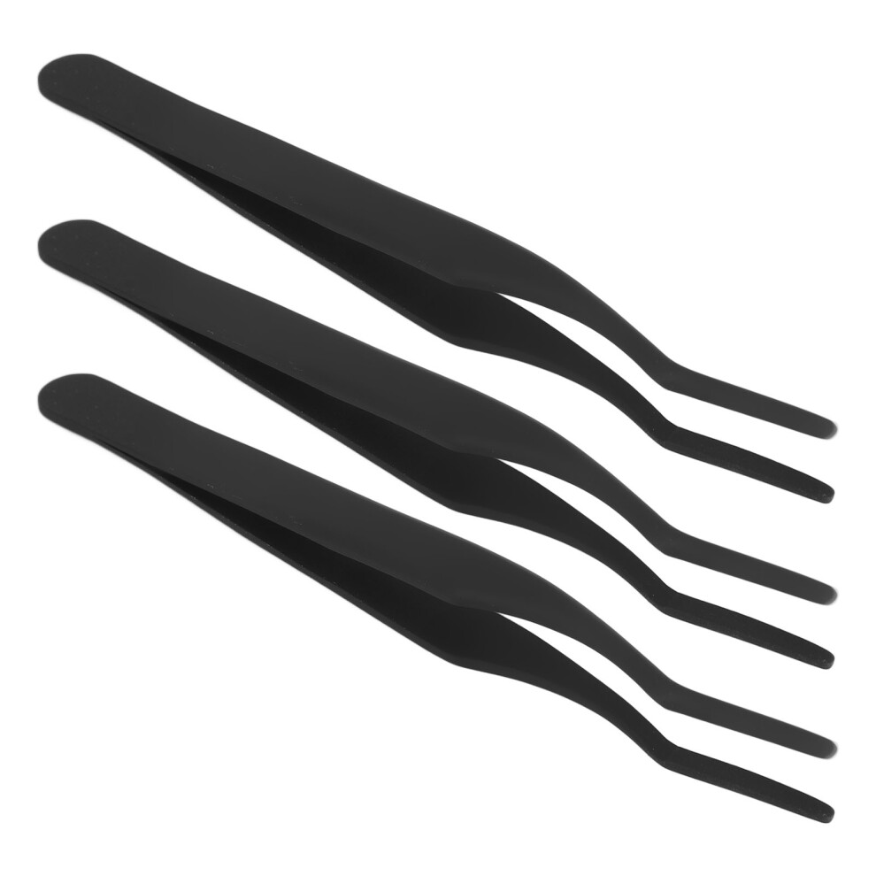 3pcs Stainless Steel Curved Eyelash Applicators for Extensions