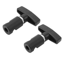 2 Stück M12 Hubstützenklemme für 12 mm Zündkerzen, Schwarz, universelles Fahrzeug-Heckklappendienstzeug