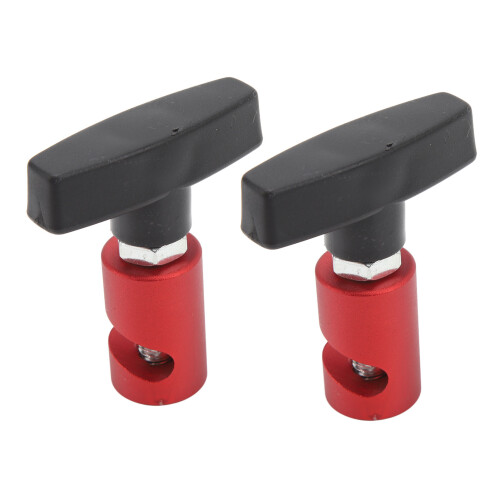 2 pezzi di supporto a molla per cofano auto e calibro per candela, rosso
