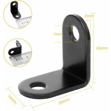 Right Angle Bracket Reinforcement, Corner Brace For Wood Furniture Easy Installation High Strength Support, Screw Hole Countersunk Stainless Steel