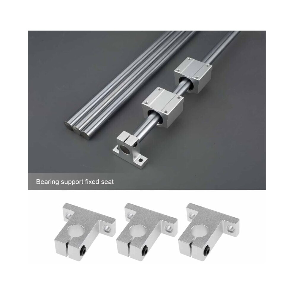 Shaft Bracket For Linear Motion, Aluminum Alloy Linear Motion Rail Clamp Guide Bracket Ensuring Heavy Weight Support And Corrosion Resistance, 9169997138446