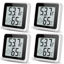 Temperature and Humidity Monitor, Digital Hygrometer With High Precision And Fast Refresh Rate, Ideal For Various Spaces Including Offices,