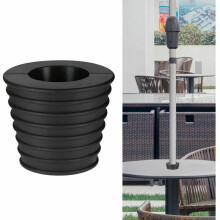 Parasolvoet voor buiten, vervangingsonderdelen voor terrasparasols, eenvoudig te monteren, slijtvast materiaal, houdt uw parasol stabiel.