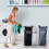 Freestanding Laundry Hamper with Foldable 3 Sections, Lightweight and Easy Move for Efficient Laundry Sorting at Home Dormitory (68x38x60cm) 2