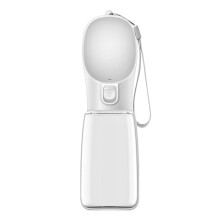 Dog Water Bottle with Drinking Bowl Portable Dog-White C25