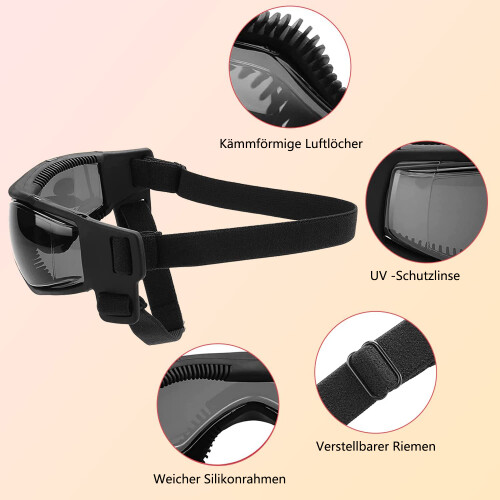 Γυαλιά ηλίου Pet Eye Companion, προστασία UV για μεσαίους και μεγάλους σκύλους, δροσερή 2