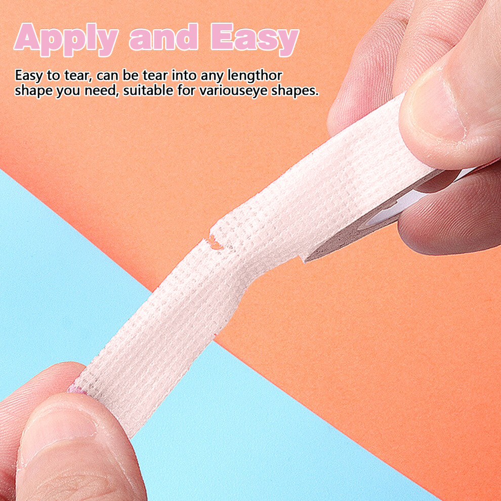 Eyelash Extension Supplies, Flexible Polyolefin Film Micropore Tape for Eyelash Extensions, Moisture-Permeable Adhesives 5 Rolls Gentle