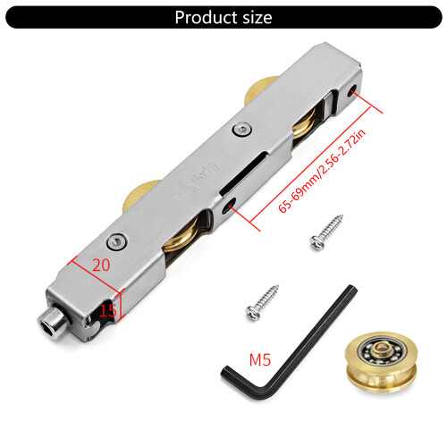 Balcony Door Roller Window Pulley Replacement Sliding-15x20 1