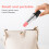 Lippenstift-Massagegerät Schwarz – Lippenstift-Form Vibrationsstab 3