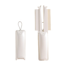 Cats Grooming Comb Plastic Teeth to Remove Tangles and-White
