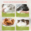 Katzen-Hundehaarkamm, entwirrender-Weißes Rindfleisch 4