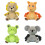 Dog Interactive Toys Squeak Plush Animal Durable Stuffed-fox 2
