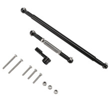 for MN86S MN86 MN86KS MN86K MN G500 Upgrade Parts Metal Steering Pull Rod Servo Link Rod 1/12 RC Car Accessories,Black