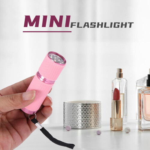 Outdoor   Rubber Coated 9-LED Flashlight Torch 2