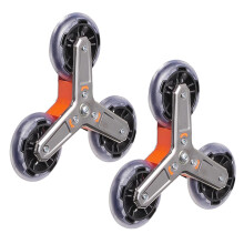 Stabiles Dreieck-Design-Rad, Treppensteigrad für faltbare-Orange