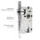 Contemporary Door Lock Solution for Home Use Featuring-Gold 6