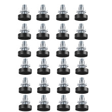 24 Stück Möbel-Höhenversteller mit M6-Gewinde-24PCS Paket plus f