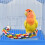 Support de Cage pour perchoir à oiseaux, jouets élastiques,-60cm 6