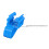 Hose Holders Durable Water Pipe Tube Clamp Plastic Fixed-Blue 7