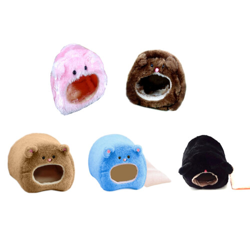 Nid chaud pour Hamster, cache-hérisson, maison pour-Ours bleu 1