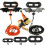Lizard Leash Harness Set Halloween Costume Hat for Gecko-Black 6