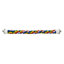Vogel Baars Kooi Stand Katoenen Touw Staande Stok Bijtvast-40 cm
