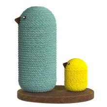 Cats Tree Scratching Post Tower Mushroom Chicken Shape Easy-3