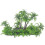 Artificial Aquatic Plants Aquarium Décor Plastic Plant Coconut 7
