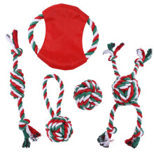 1 Set Dog Toy Durable Interactive Tug of War Stuffed Dog-Style3