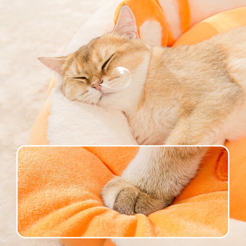 Hondenbed Comfortabel rond knuffeldier Warm bed- M 2