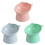 Cats Elevated Bowls 45 Tilted Raised Dish Pet Plastic-Green 2