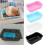 Removable Hamster Bowl Plastic Hanging Pet Cage Bowl- Pink 4